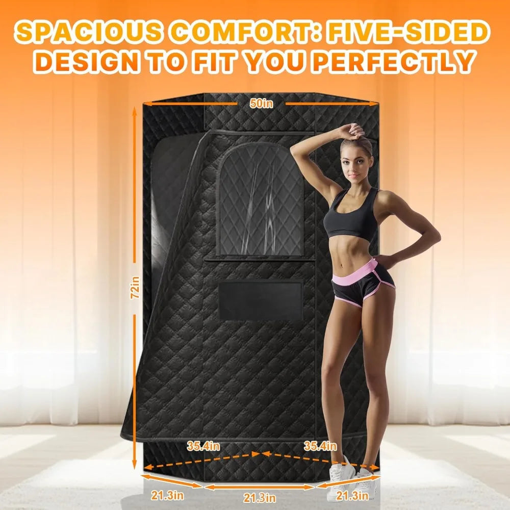 Hign Concerned Red Light Home Sauna Portable Steam Tent Foldable
