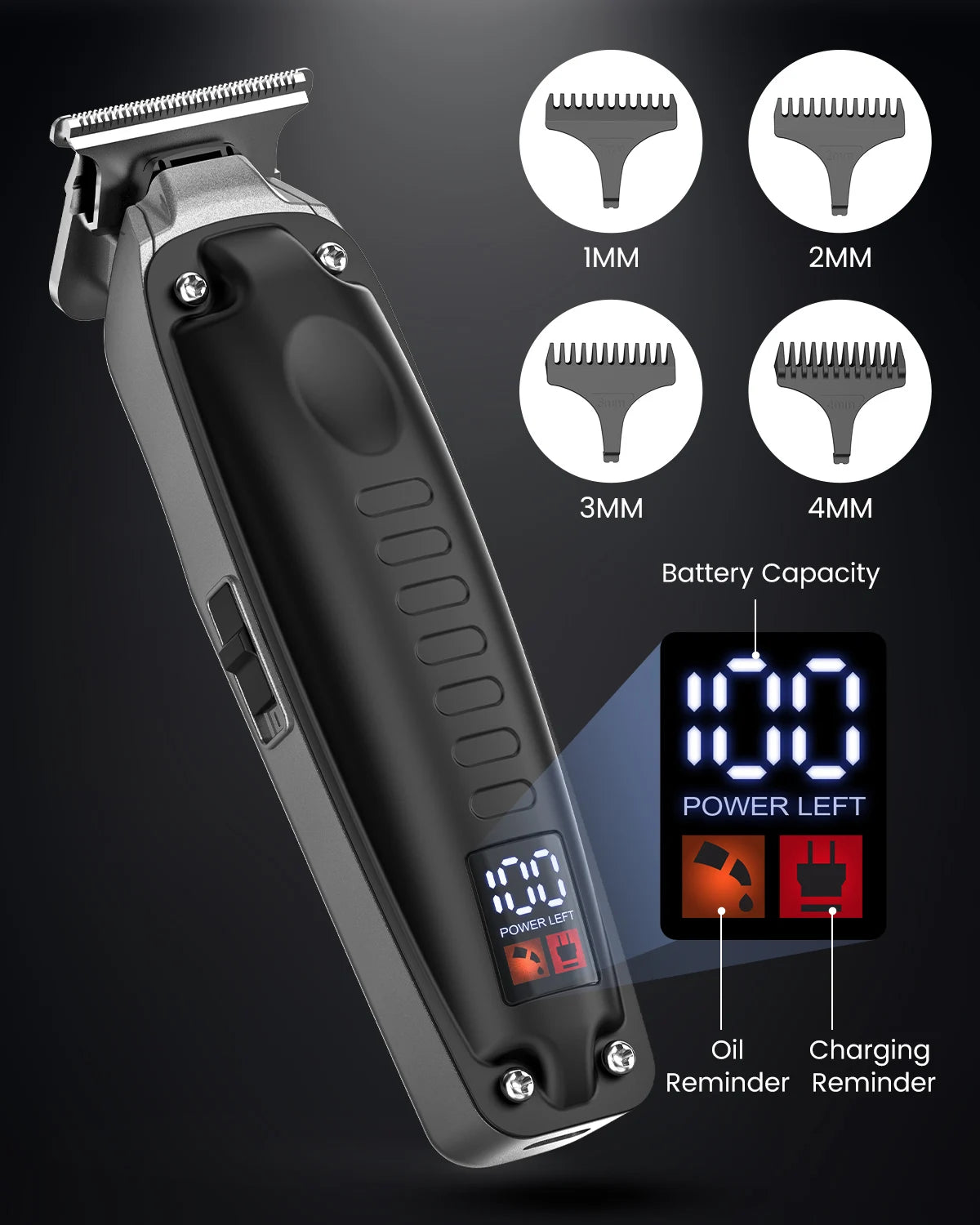 Sejoy Professional Hair Clippers for Men Cordless Hair Trimmer Kit Barber Machines and Men's Shaver Gifts