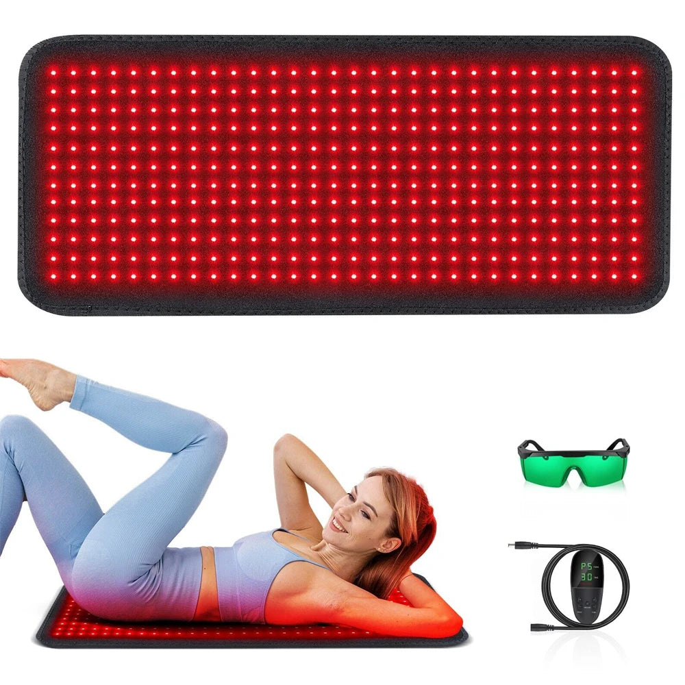 Infrared Red Light Therapy Pad Lumbar Back Belt For Pain