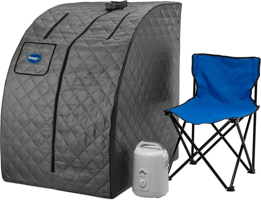 Portable Personal Steam Sauna Foldable 800W With 60 Min Timer