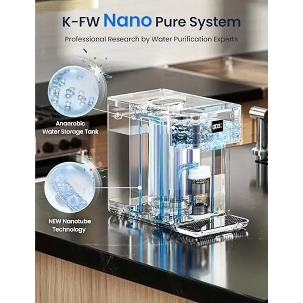 XMSJCN 8 Stage Nano RO Water Filtration System Certified