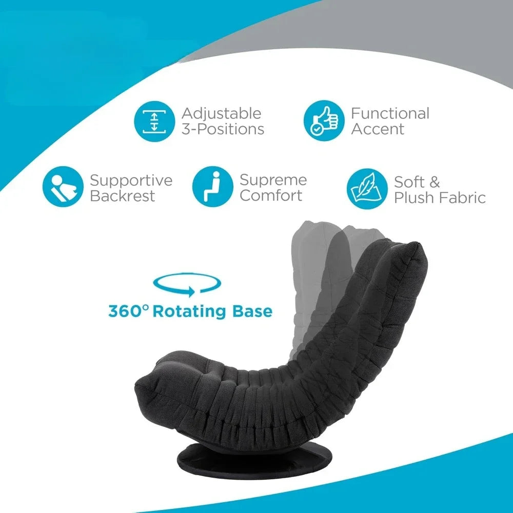 Guangbai Swivel Floor Chair With 360 Degree Rotation