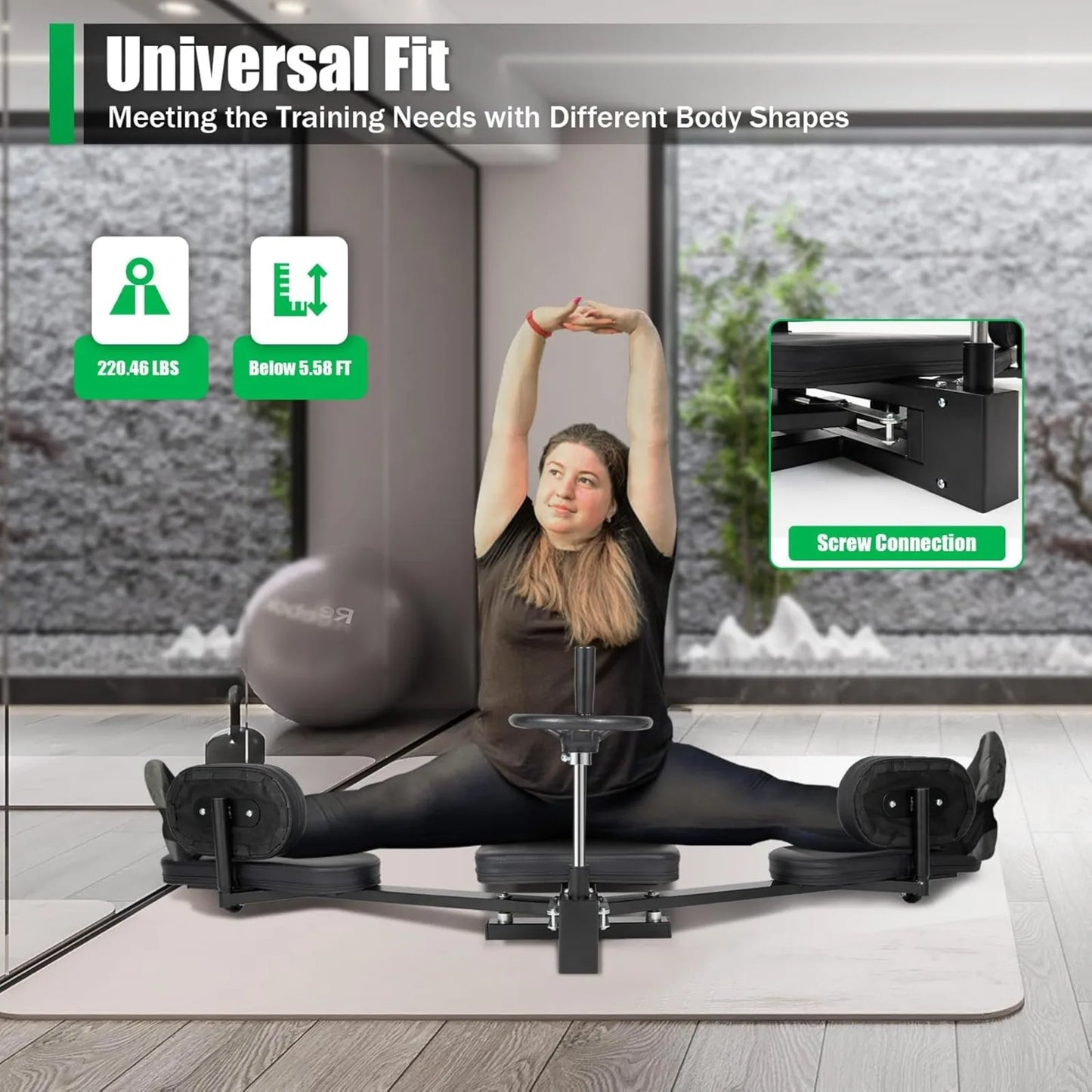 Exerciser Leg Stretcher Machine For Comprehensive Flexibility Training Fitness Yoga