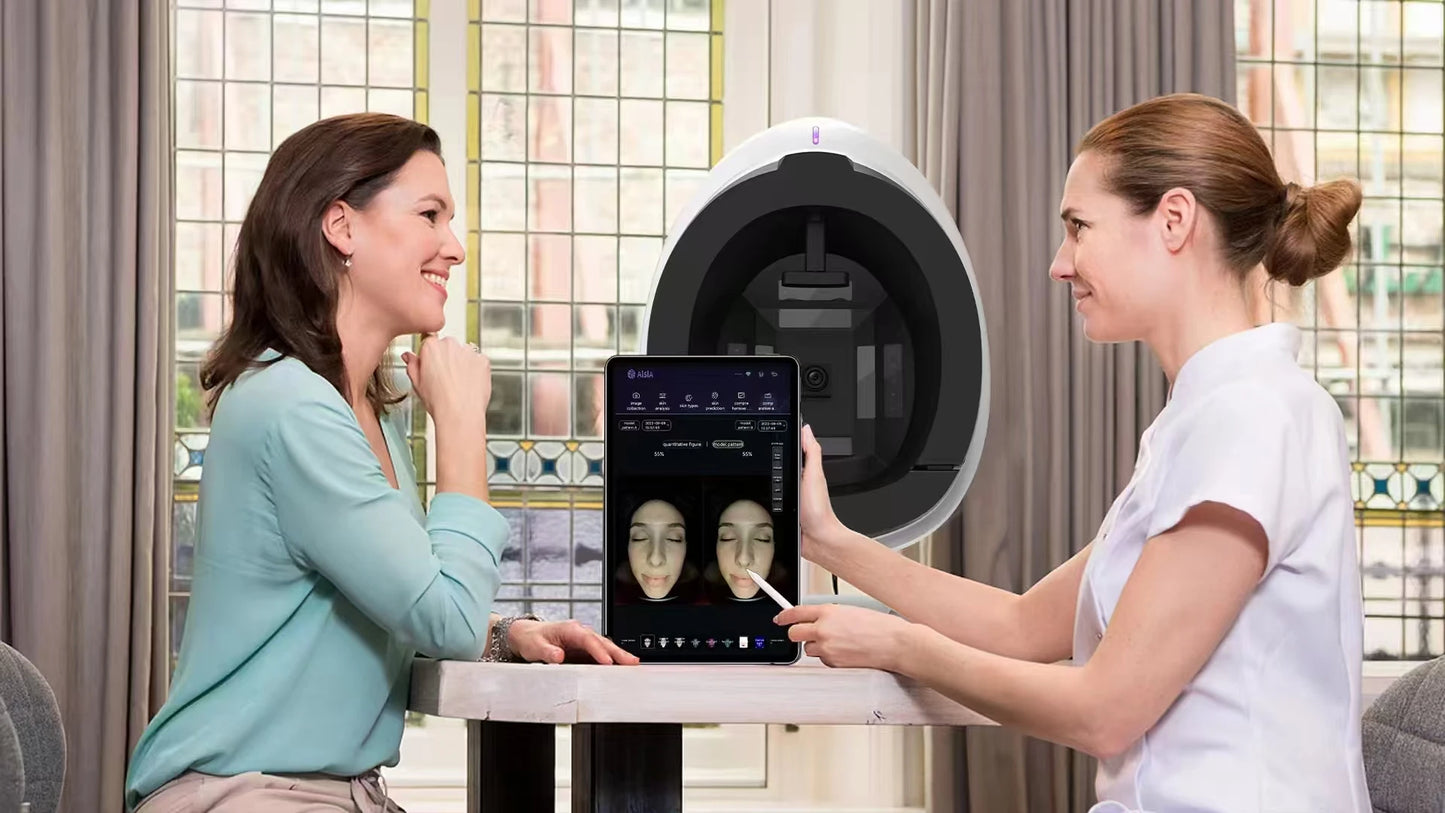 Emszero AISIA Q1 3D AI Facial Skin Analyzer Diagnosis