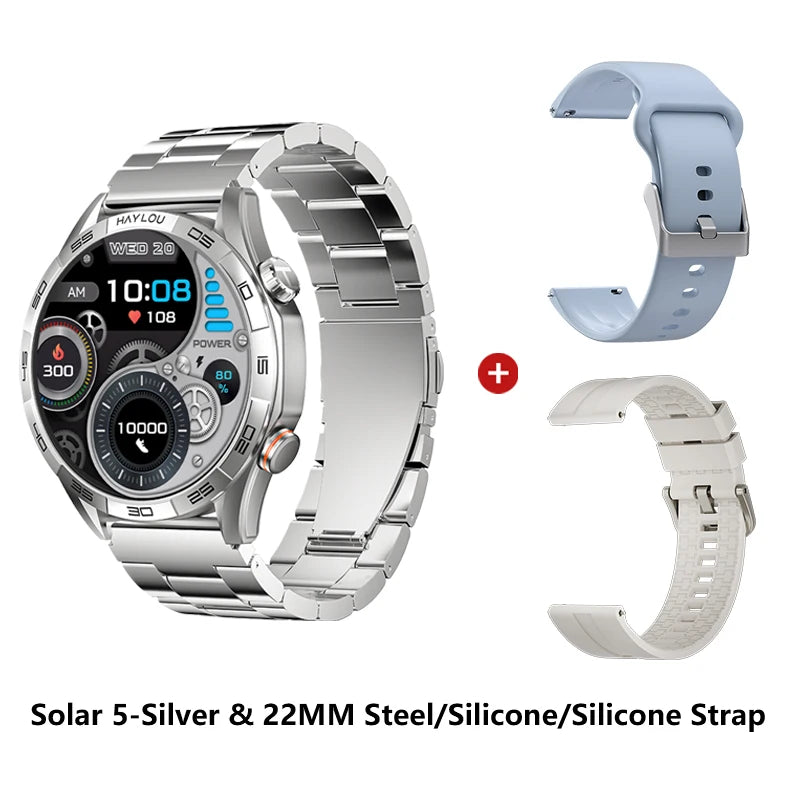 HAYLOU Solar 5 Voice Calling Smartwatch Health Tracking