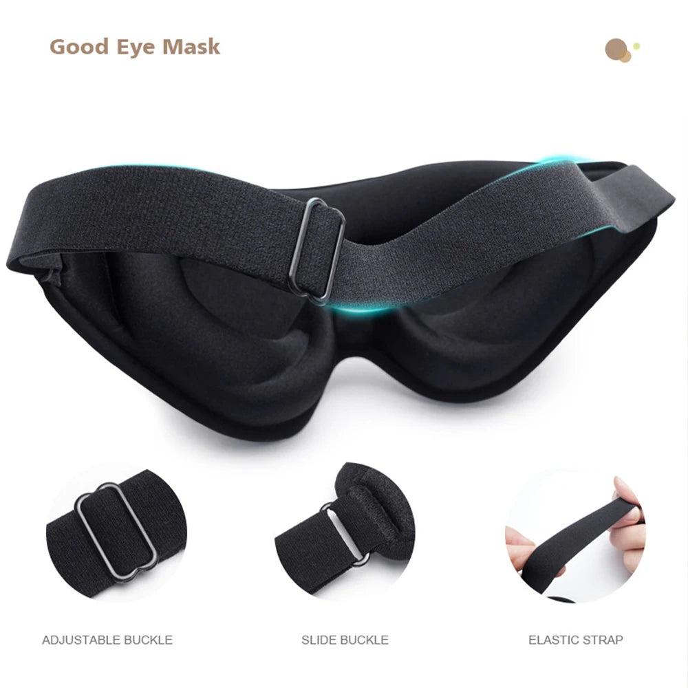 MERALLE 3D Sleep Mask Light Blocking Blindfold for Sleep