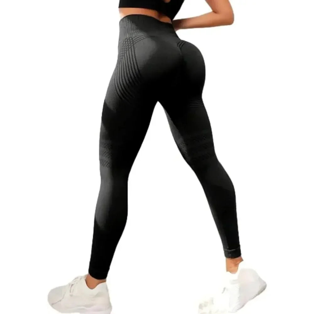 Cellulite 3D Leggings High Waist Butt Lifting Tummy Control