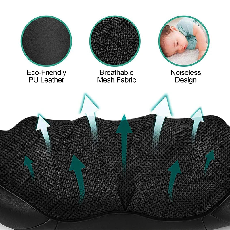 Medcursor Shiatsu Neck And Shoulder Back Massager Heated U Shape