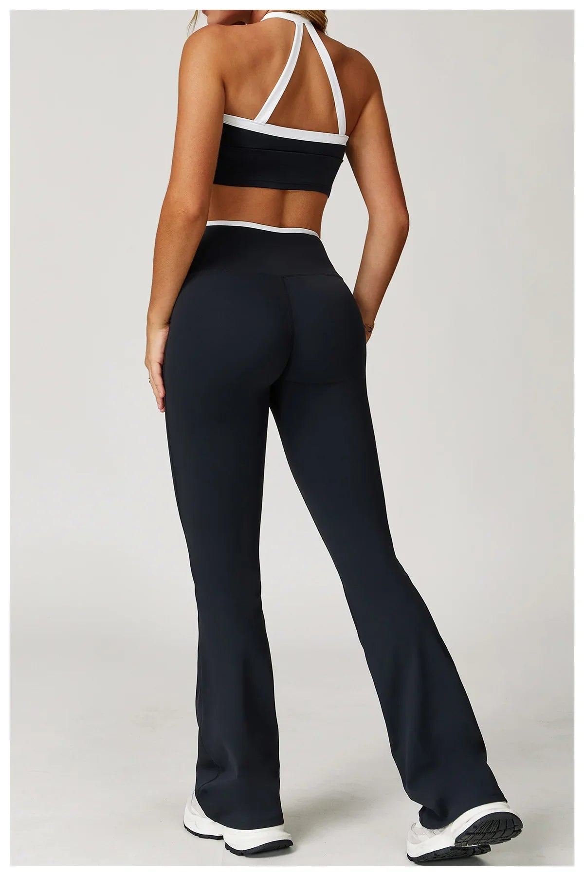 SWELTERINGCN Women 2 Piece Tracksuit Yoga Set Gym Wear