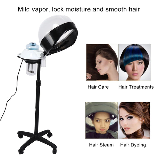 Professional Salon Hooded Hair Steamer Rolling Stand DOACT