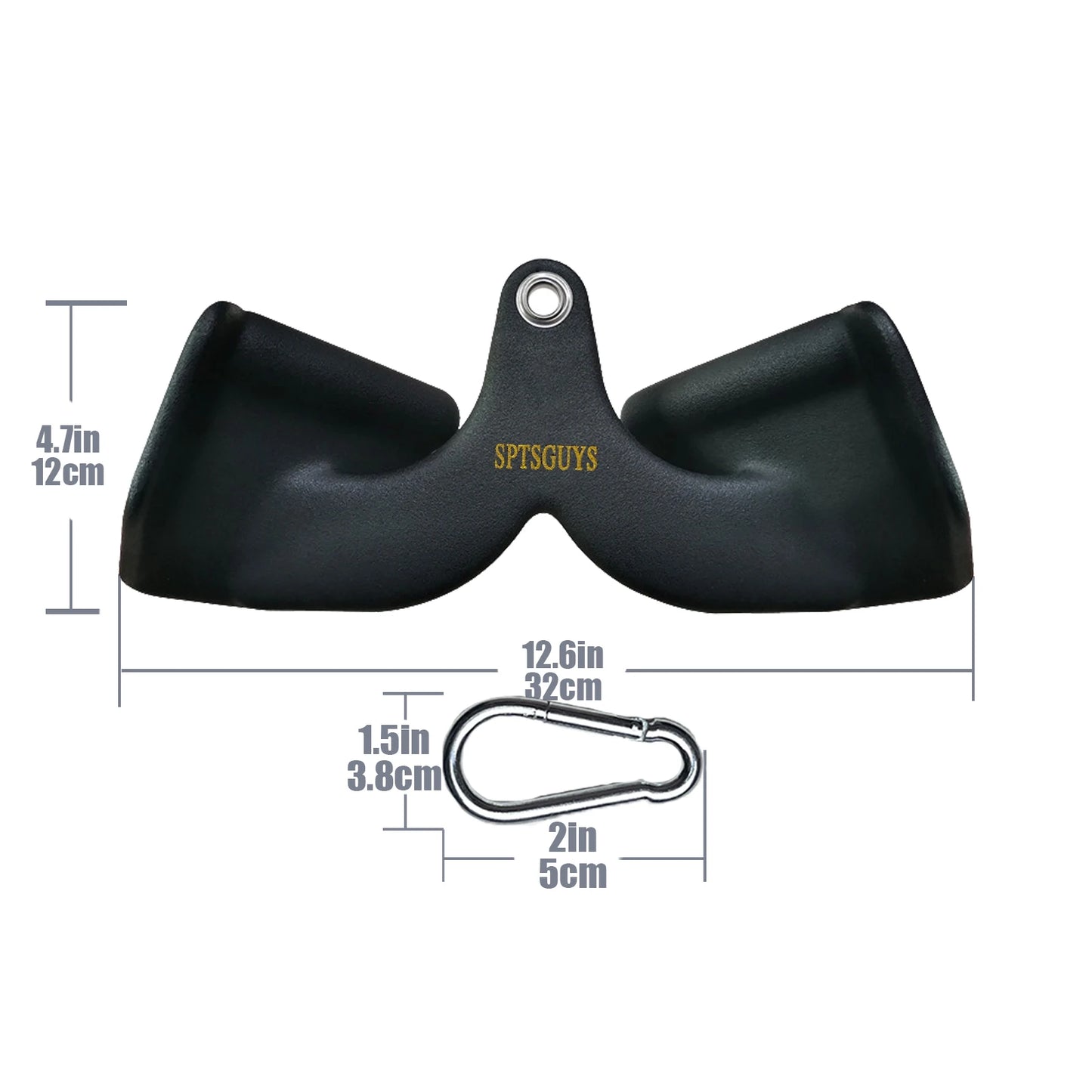 Home Gym Fitness Lat Pull Down Bar Attachments for Cable Pulley System Strength Training