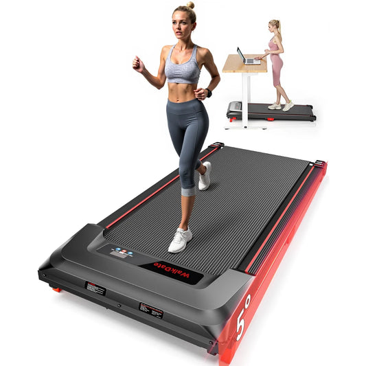 Driving Folding Electric Treadmill Walking Pad With LCD Display