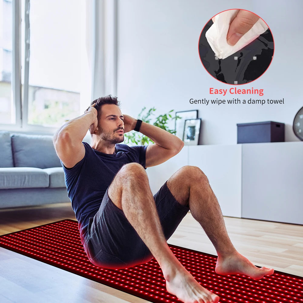 Full Body LED Therapy Mat 660nm 850nm Light Blanket
