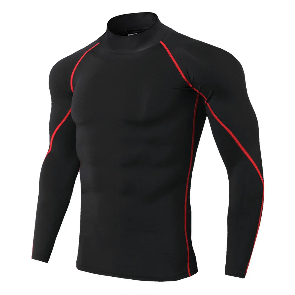 CN Quick Dry Men Bodybuilding T Shirt Long Sleeve Top