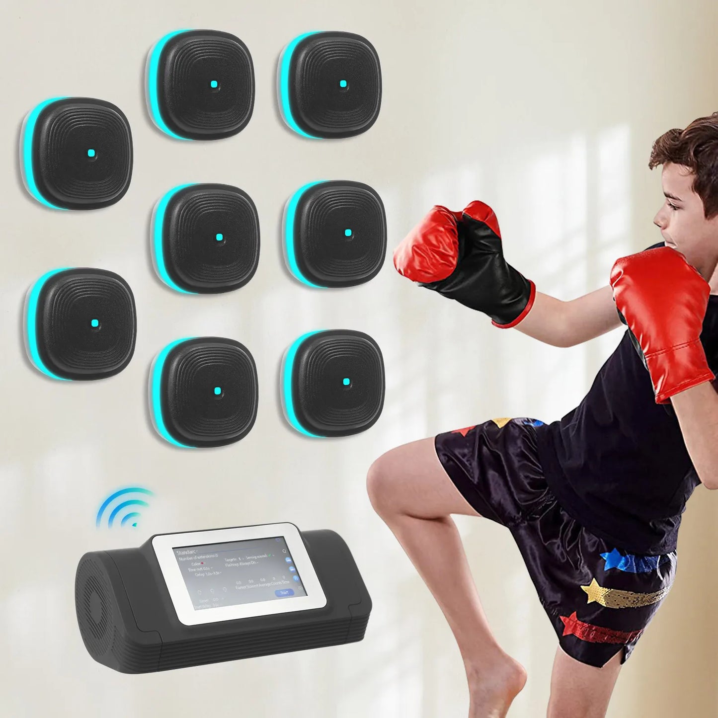 Bluetooth Boxing Target Workout Machine For Home Fitness
