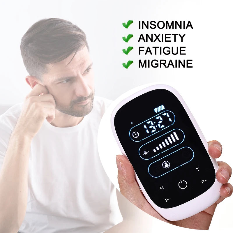 ATANGCES Transcranial Microcurrent CES Sleep Therapy Device
