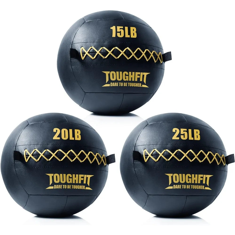 ToughFit Soft Wall Ball Medicine Ball Set For Cardio Fitness And Strength