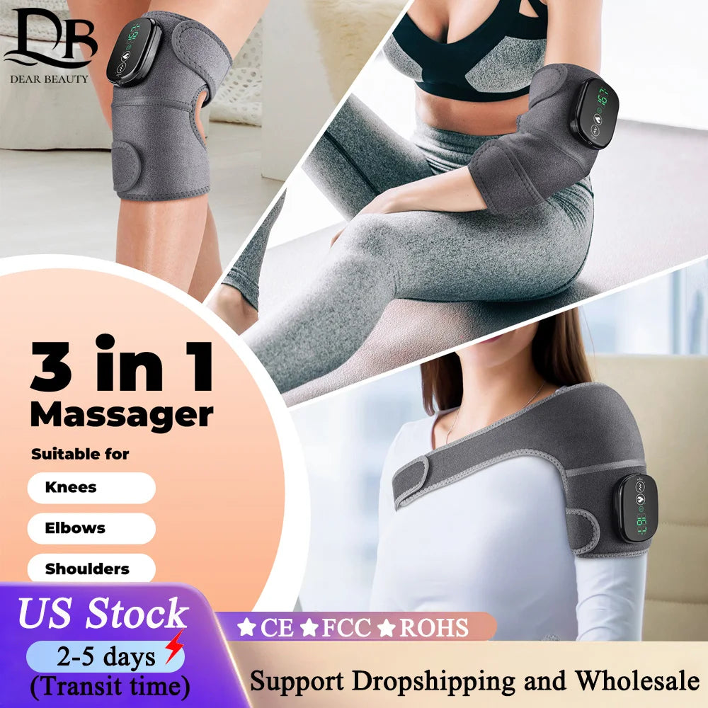 DearBeauty Electric Leg Knee Massager With Heating Therapy