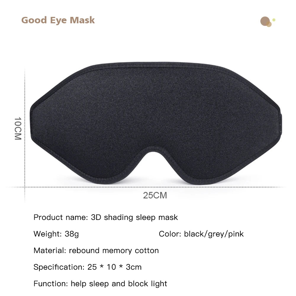 MERALLE 3D Sleep Mask Light Blocking Blindfold for Sleep
