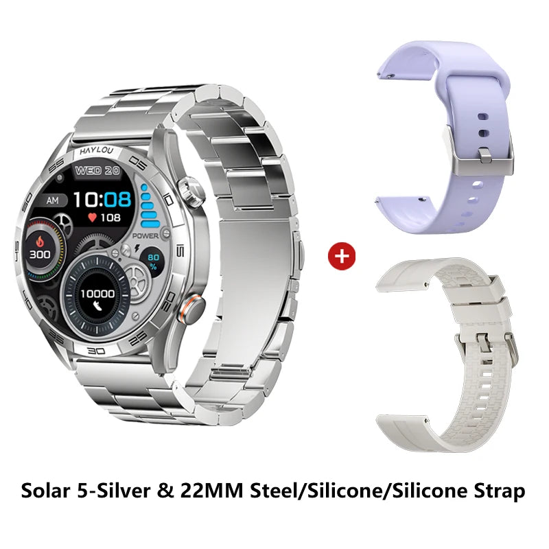 HAYLOU Solar 5 Voice Calling Smartwatch Health Tracking