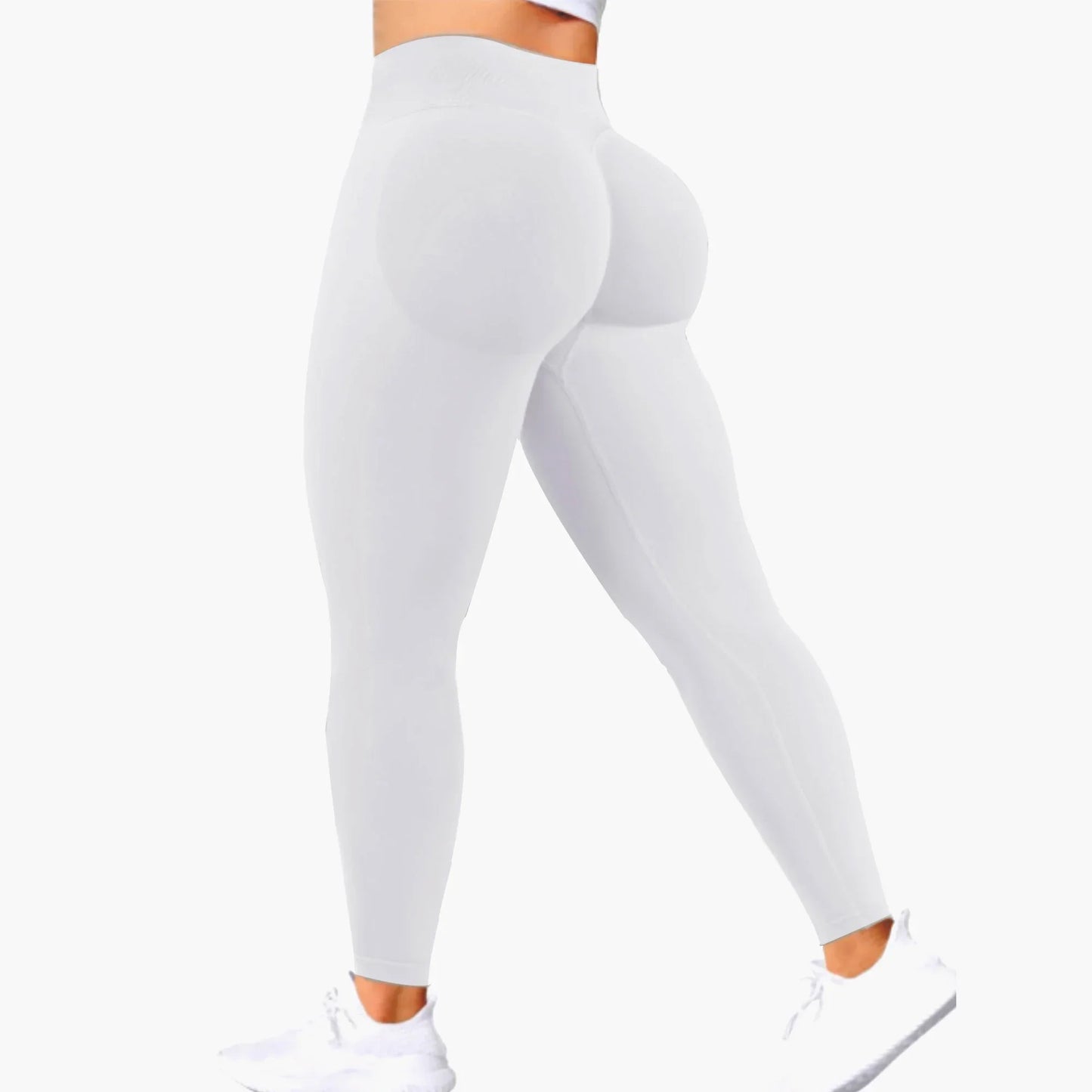 Women High Waist Yoga Training Pants With Logo Elastic