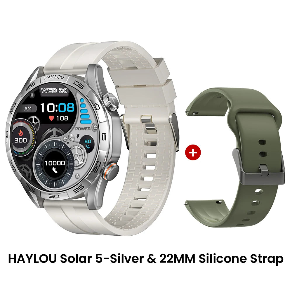 HAYLOU Solar 5 Voice Calling Smartwatch Health Tracking