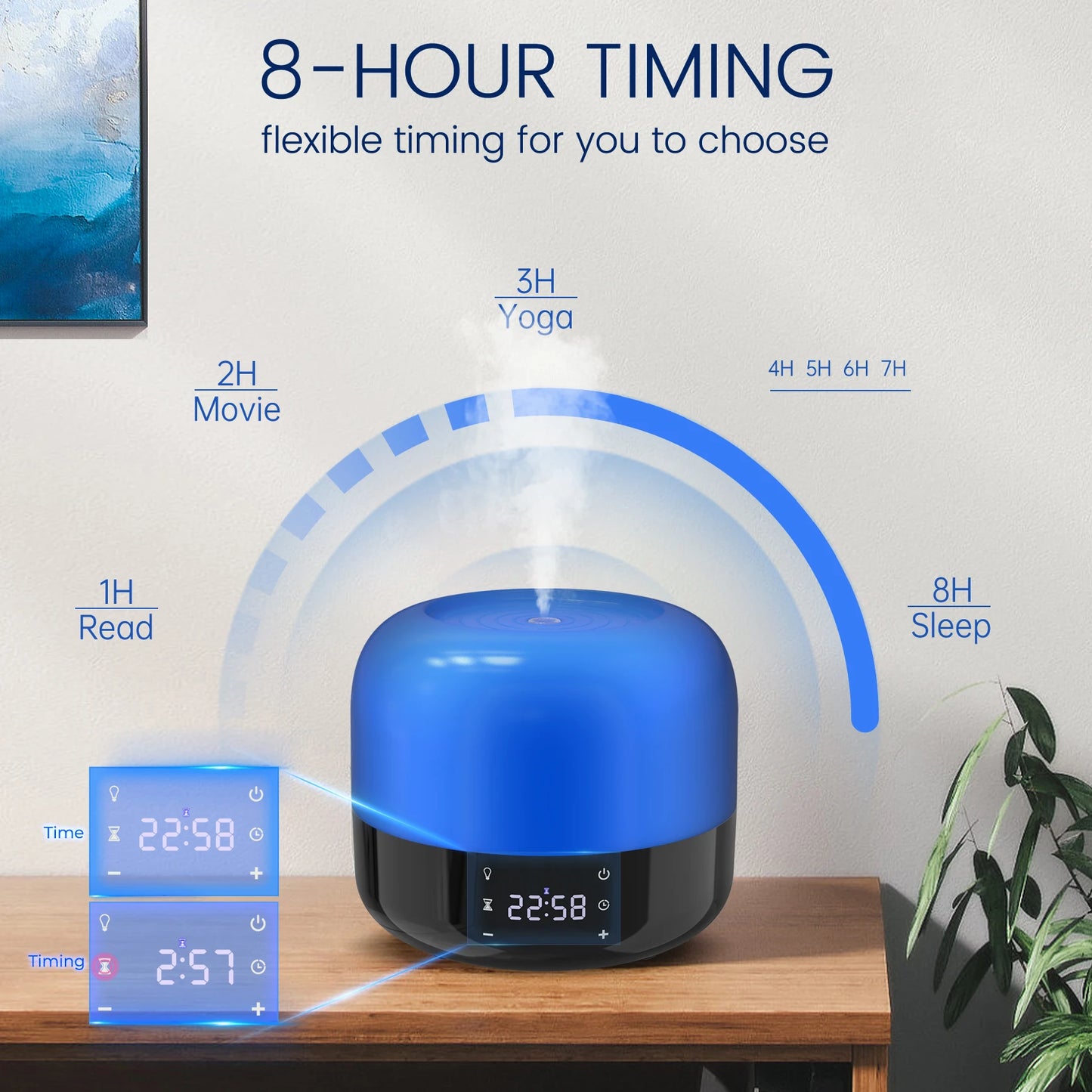 Sejoy Air Humidifier Aroma Diffuser Ultrasonic Cool Mist