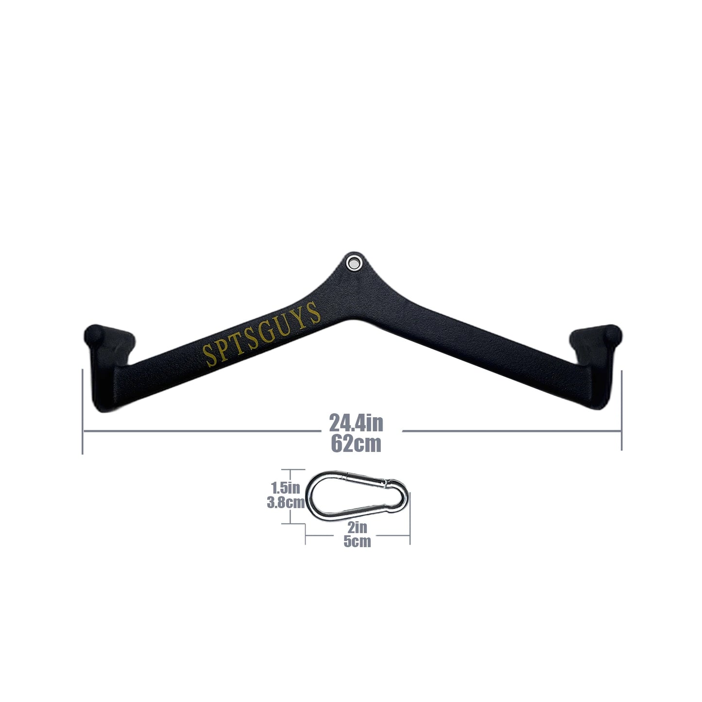 Home Gym Fitness Lat Pull Down Bar Attachments for Cable Pulley System Strength Training