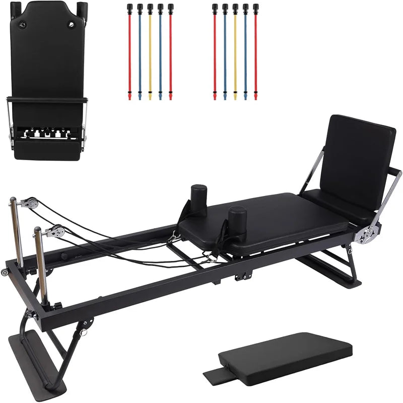 Hign-concerned Pilates Reformer Foldable Home Gym Equipment