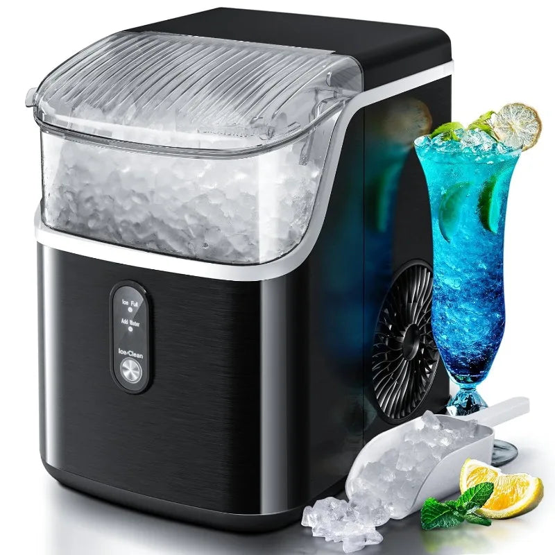 XMSJ Nugget Ice Maker Countertop Portable 36 Lbs 24 Hours