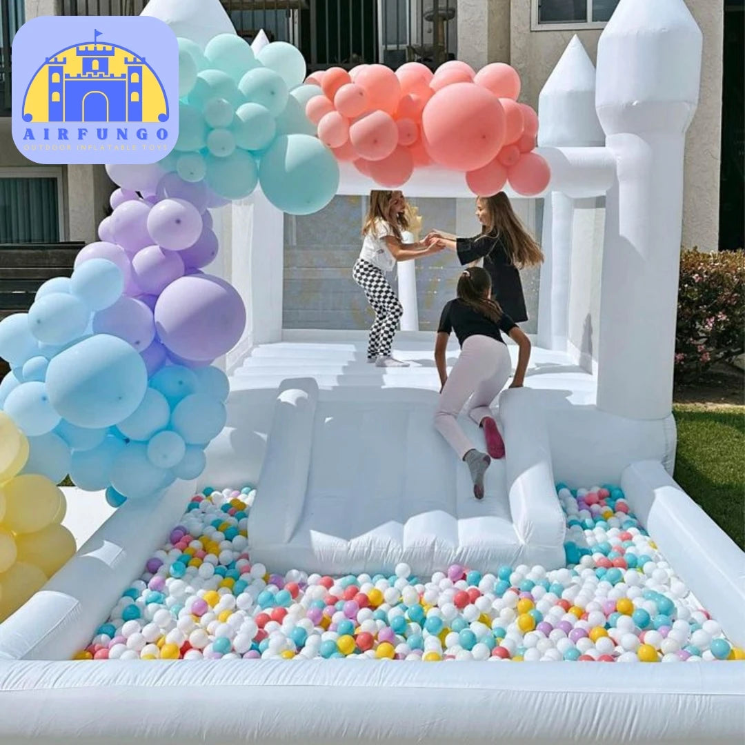 Design Kids Soft Play Bounce House With Ball Pit Blower
