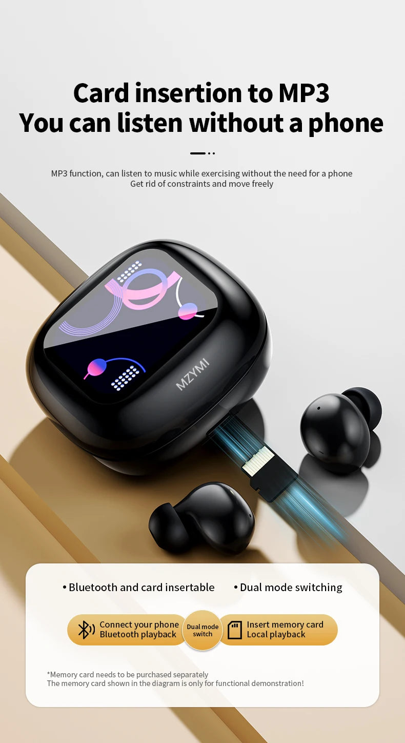 INMAS S09 Wireless Earbuds ANC Bluetooth Touch Control