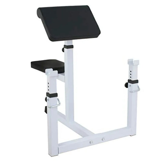 XMSJ Adjustable Preacher Curl Bench Arm Training Station