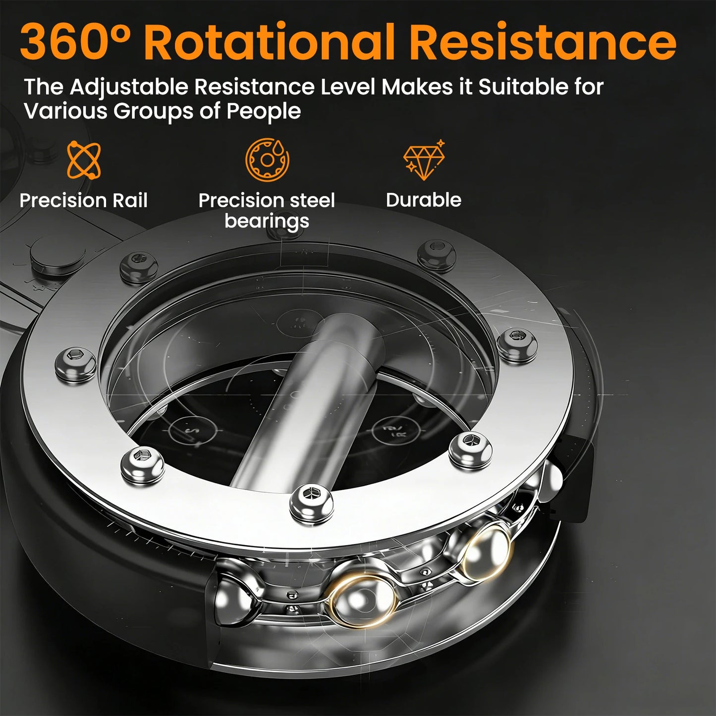 Rotator Machine Multifunctional Grip Strength Trainer Forearm Exerciser