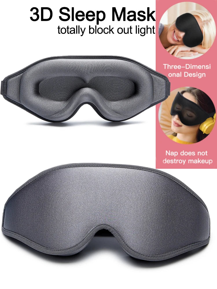 MERALLE 3D Sleep Mask Light Blocking Blindfold for Sleep