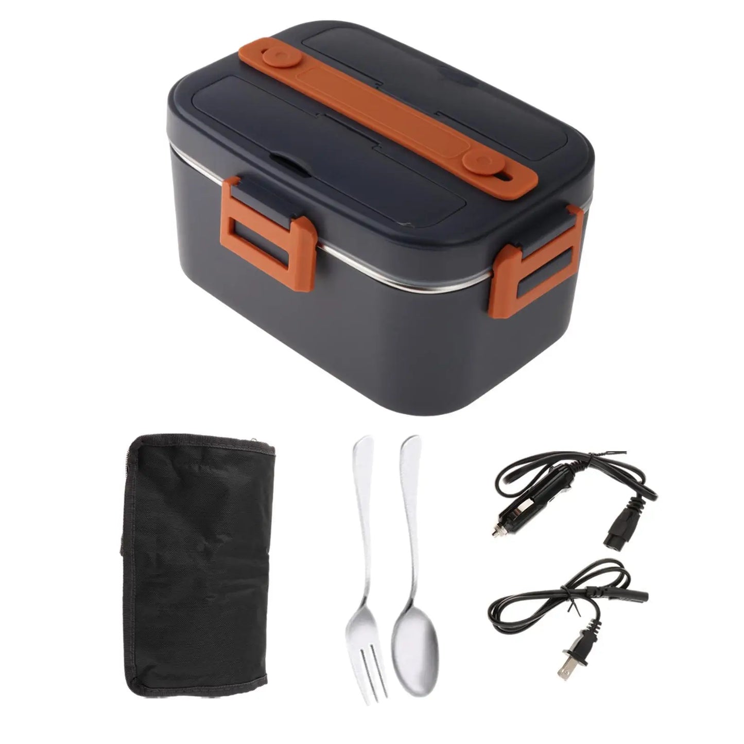 Lunch Warmer Electric Heating Lunch Box 1.8L Food Heater for Work Truck Home