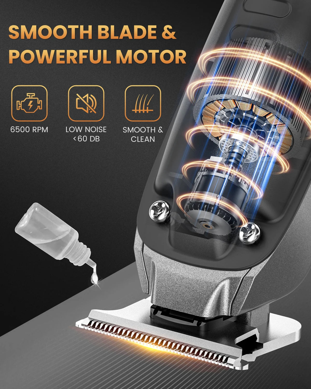 Sejoy Professional Hair Clippers for Men Cordless Hair Trimmer Kit Barber Machines and Men's Shaver Gifts