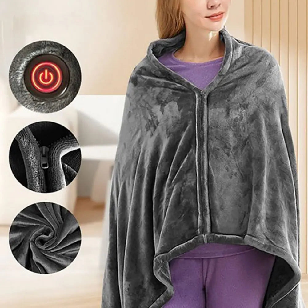 CN Guangdong USB Electric Heated Blanket With 3 Heating Levels