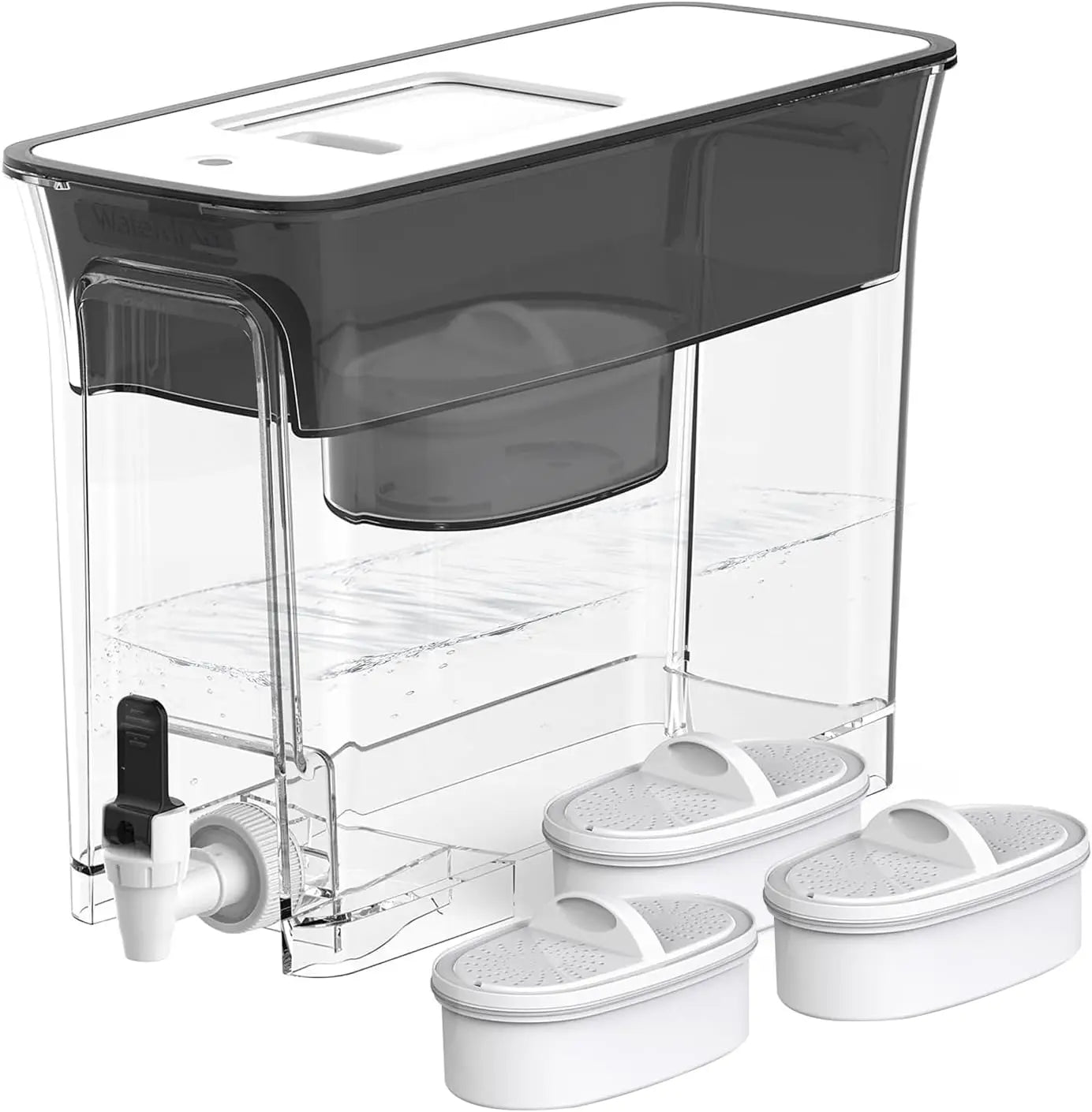 Slim Water Filter Pitcher Reducing Chlorine PFOA PFOS BPA Free