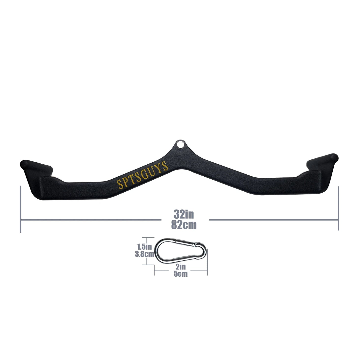 Home Gym Fitness Lat Pull Down Bar Attachments for Cable Pulley System Strength Training