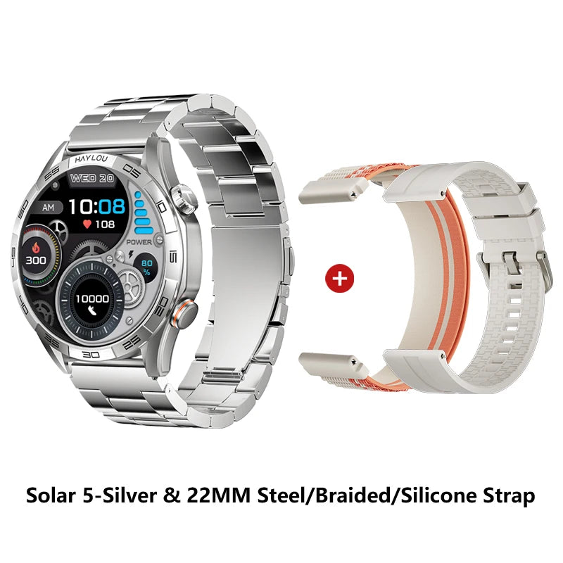 HAYLOU Solar 5 Voice Calling Smartwatch Health Tracking