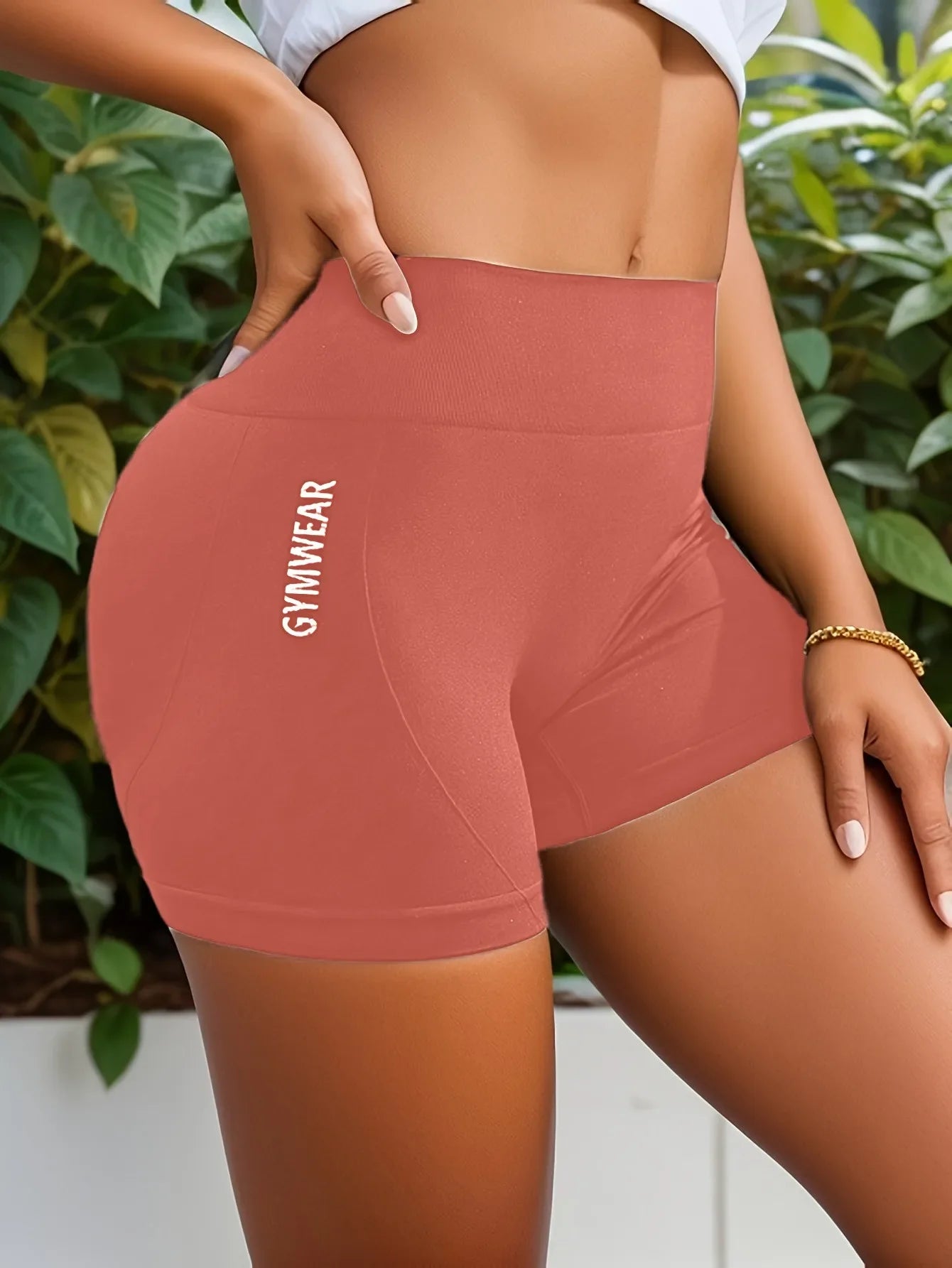 CN Seamless High Waist Women's Yoga Workout Shorts