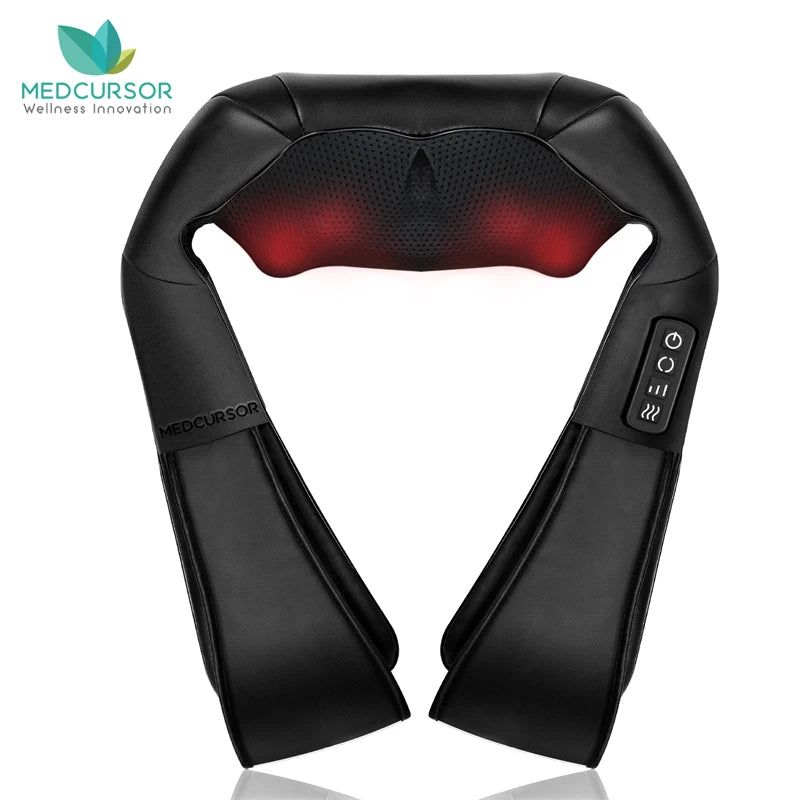 Medcursor Shiatsu Neck And Shoulder Back Massager Heated U Shape