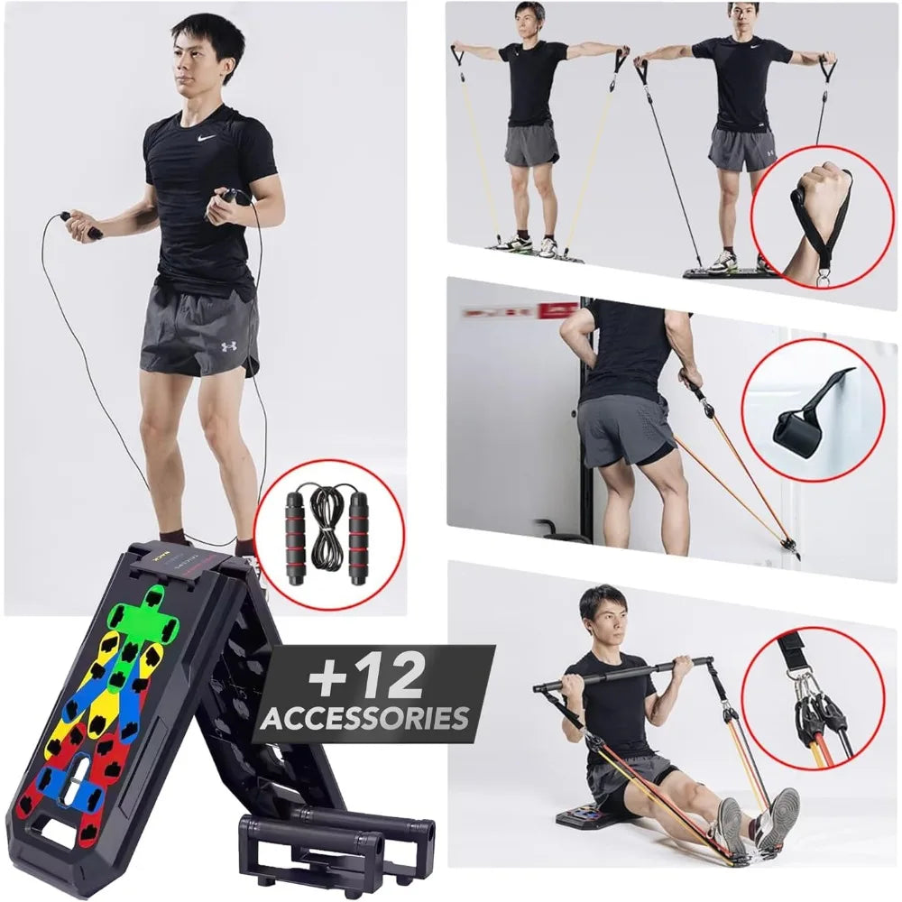 Push Up Board Portable Multifunction All In One Fitness