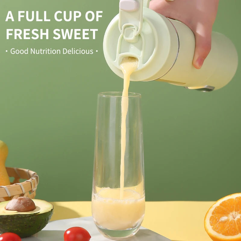 Portable Wireless USB Juicer For Crushed Ice And Fruit Juices