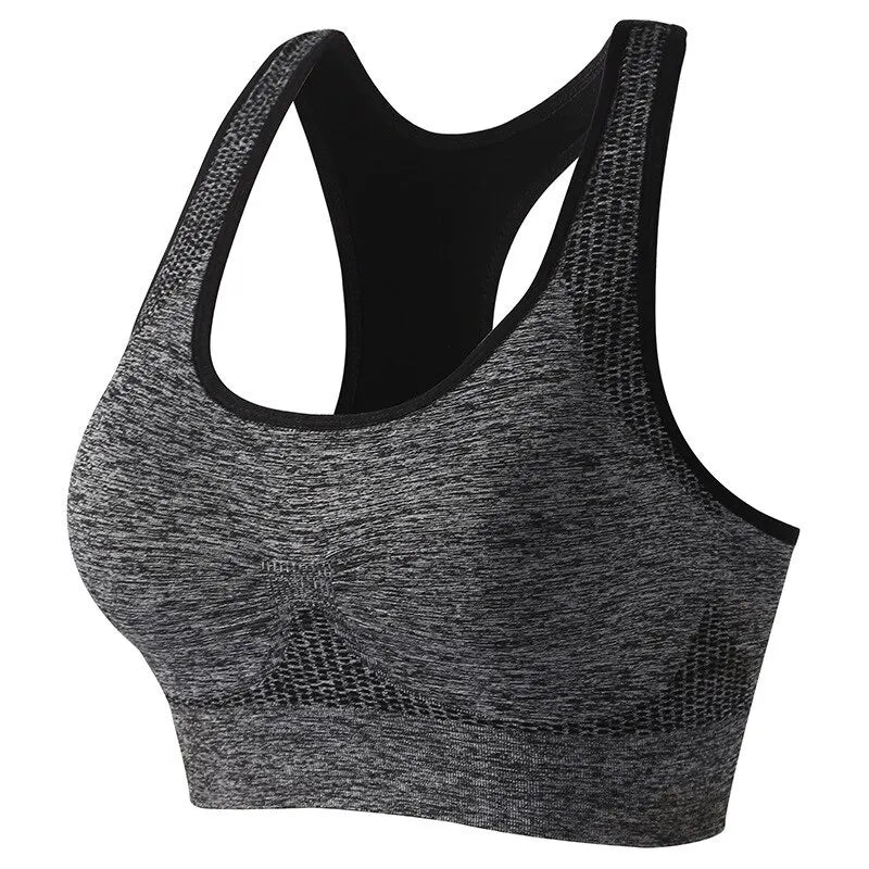 VEYKCN Women's Backless Padded Yoga Sports Bra Low Impact