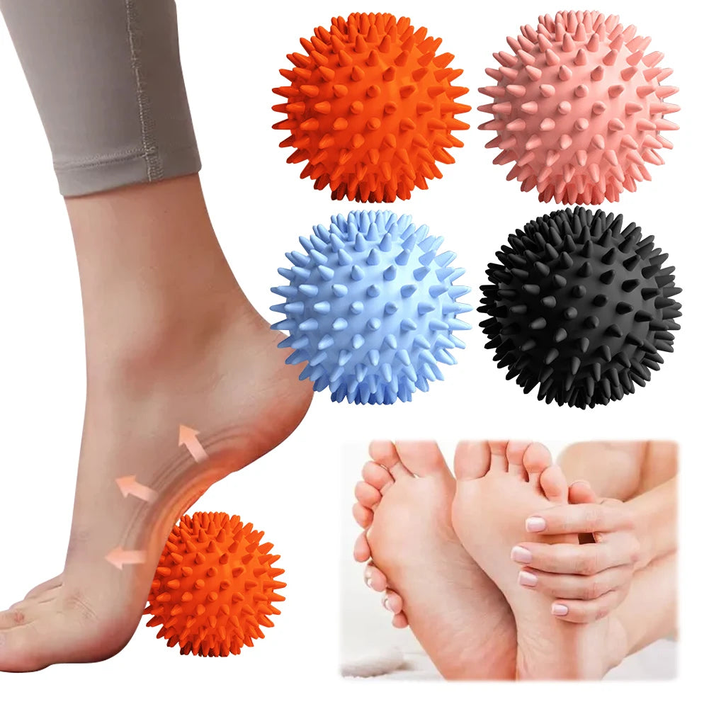 Spiky Massage Ball For Plantar Fasciitis Deep Tissue Roller