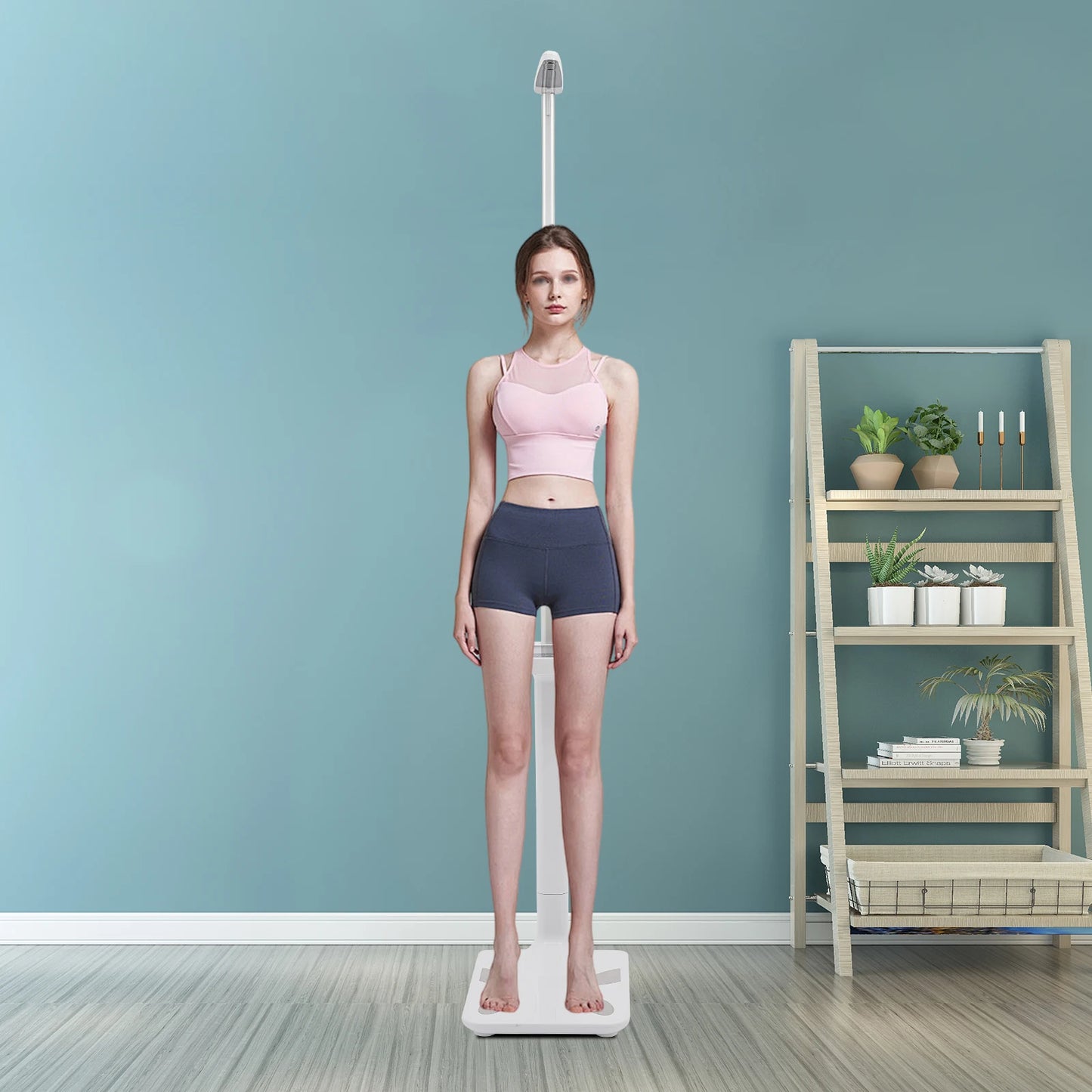 Ultrasonic Height and Body Fat Analyzer Digital Medical Body Analyzer BMI Weighing and Height Scale for Home and Hospital 100 to 240 Volt