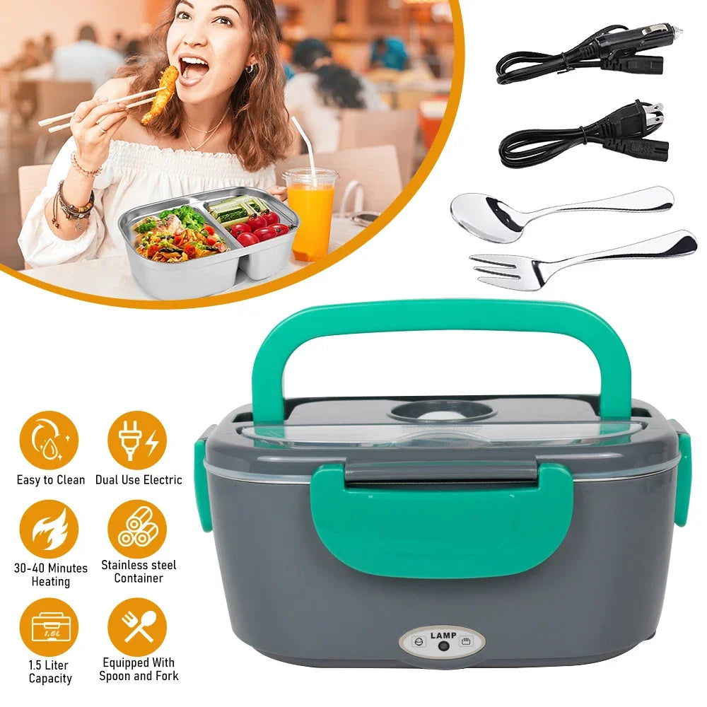 MDHAND 3 In 1 Electric Lunch Box Heater 65W Leakproof