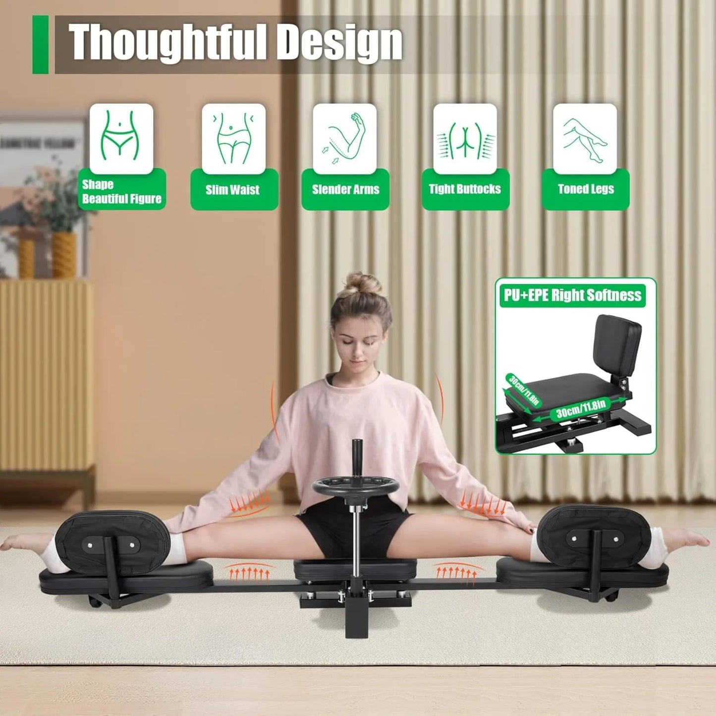Exerciser Leg Stretcher Machine For Comprehensive Flexibility Training Fitness Yoga